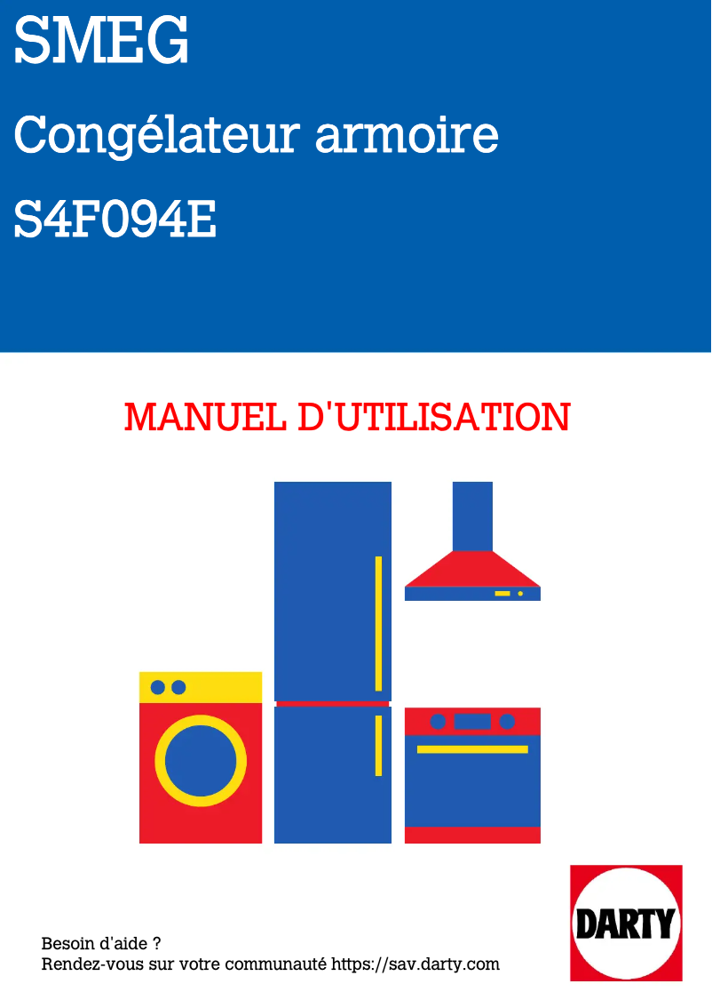 Image de la première page du manuel de l'appareil S4F094E
