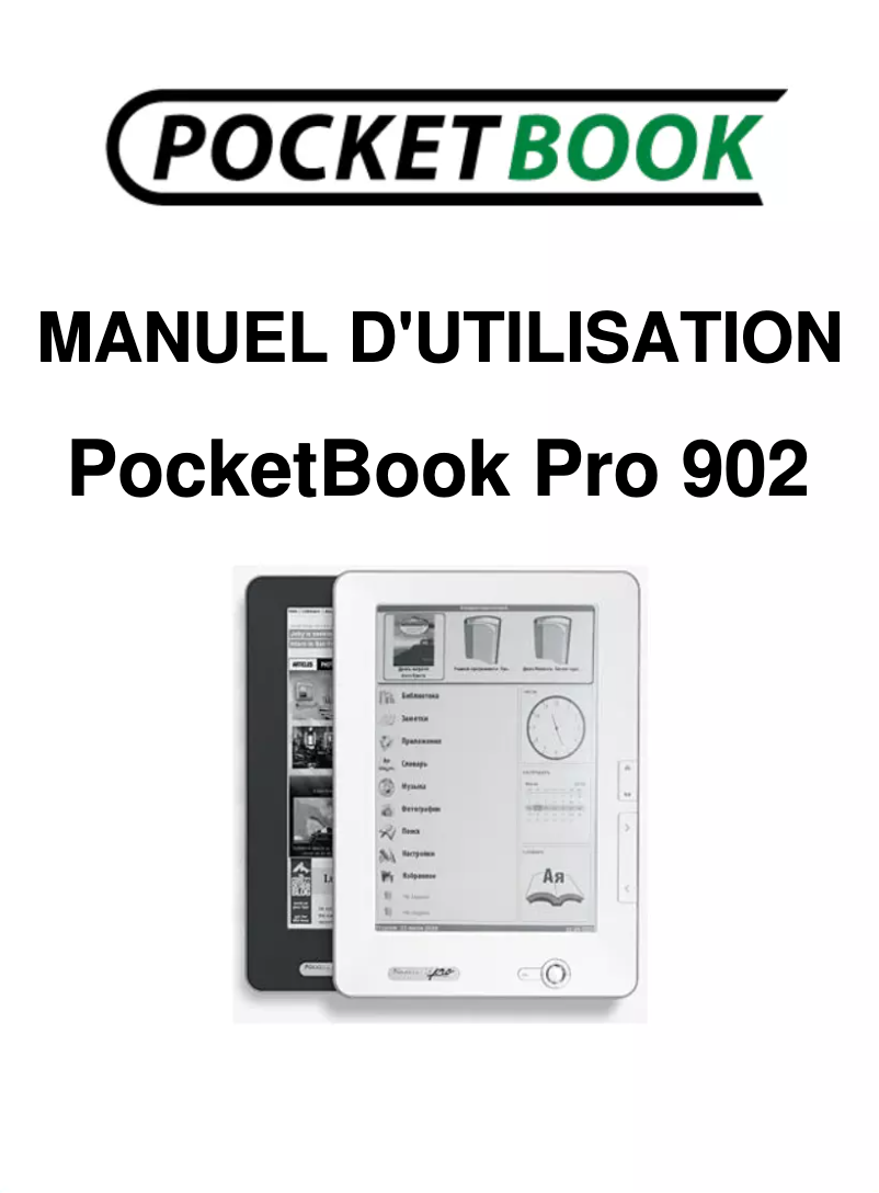 Image de la première page du manuel de l'appareil Pro 902