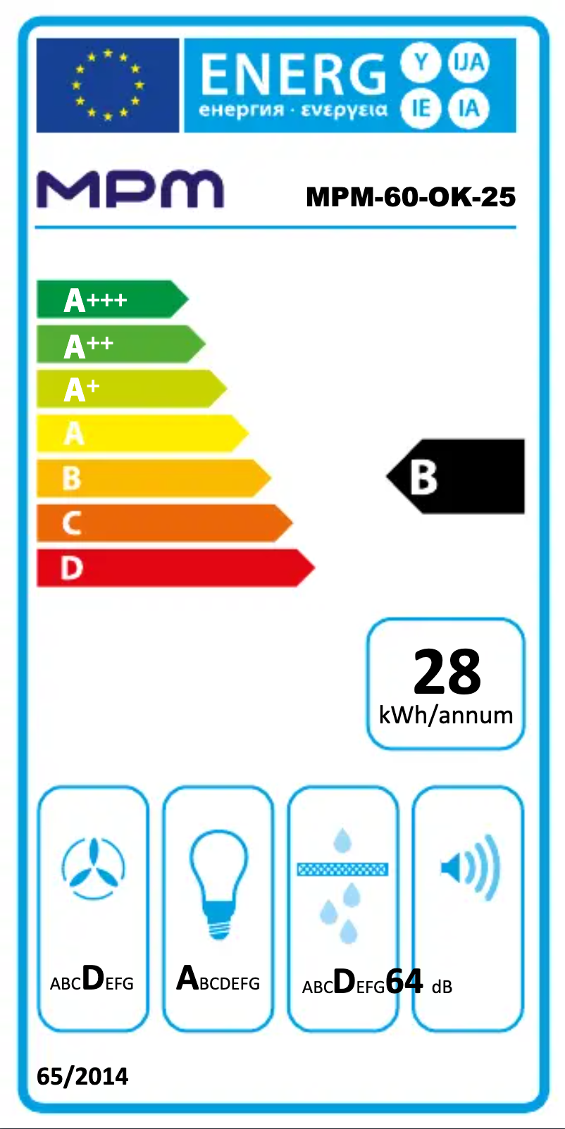 Page 1 de la notice Manuel utilisateur MPM MPM-60-OK-25