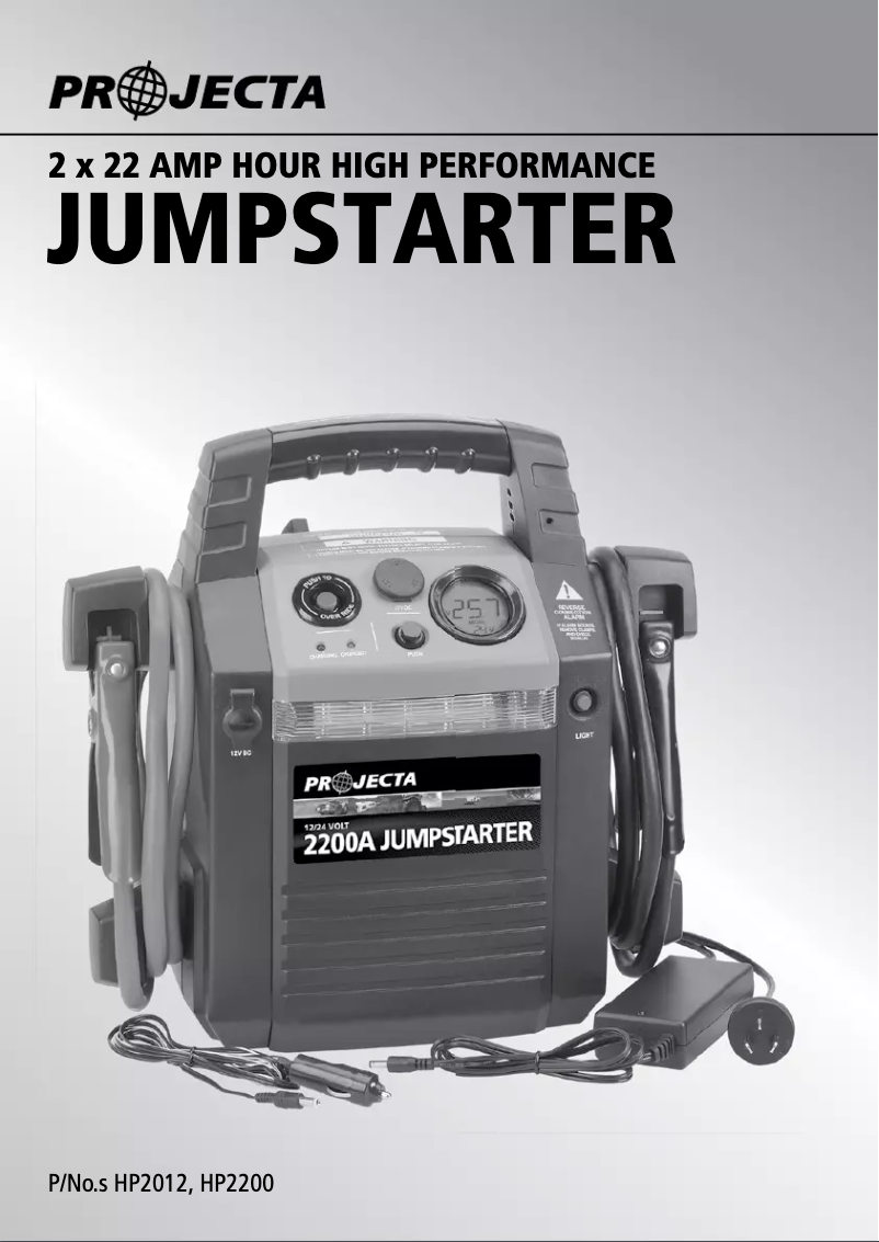 Image de la première page du manuel de l'appareil HP2200