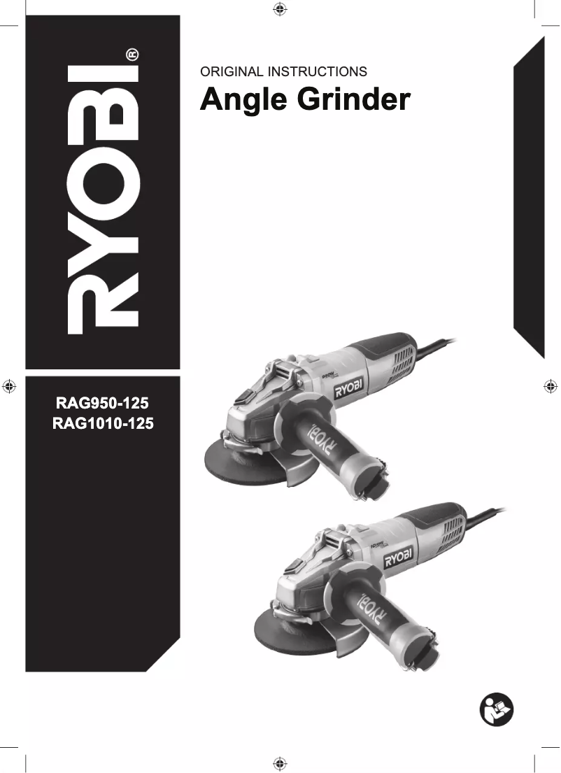 Page n°1 - Manuel utilisateur RYOBI RAG1010-125