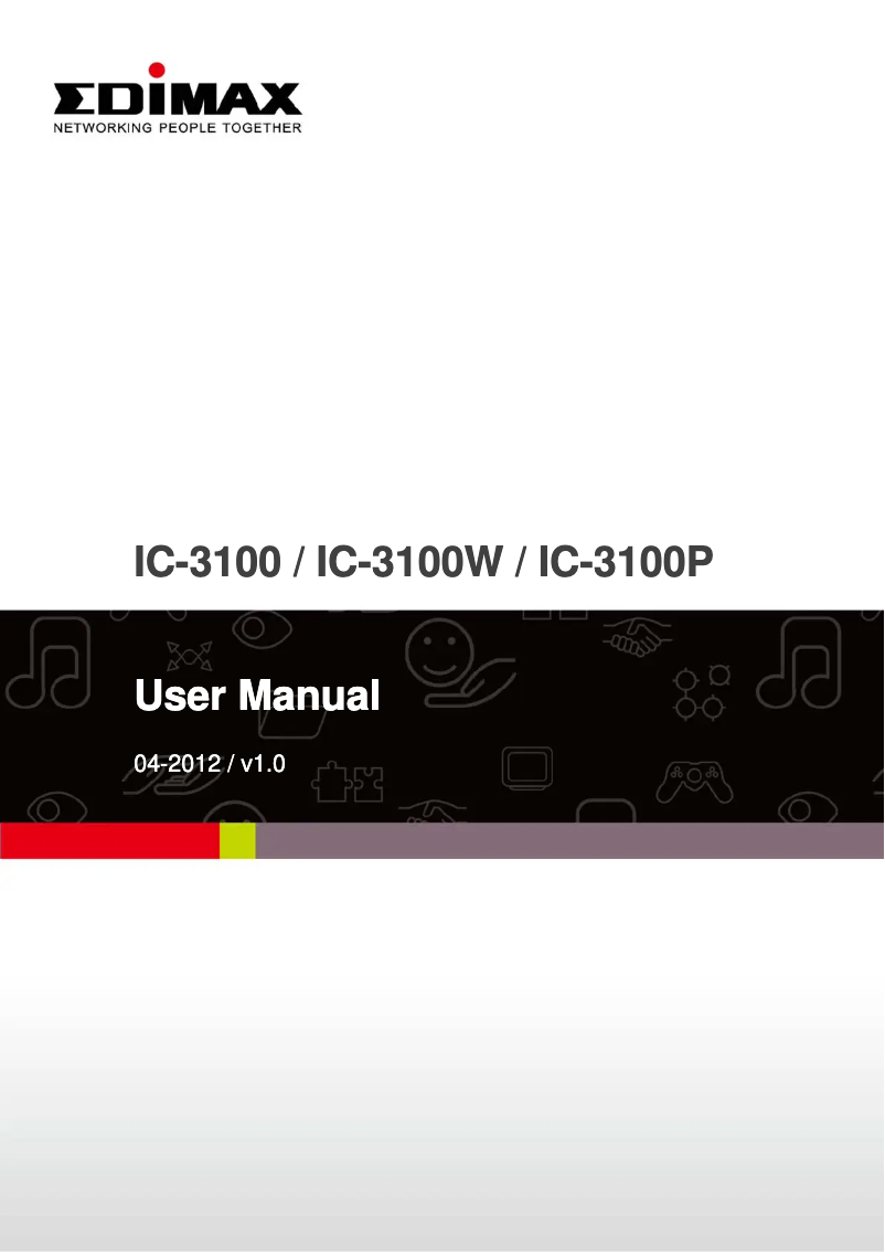 Página 1 del manual Manual de usuario Edimax IC-3100W