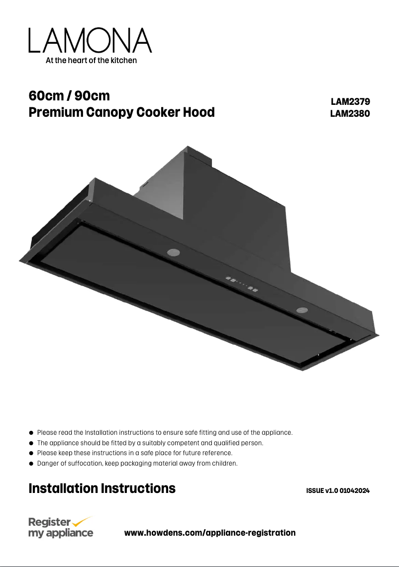 Page n°1 - Manuel utilisateur Lamona LAM2379