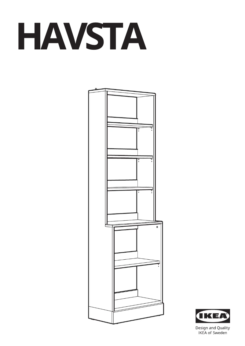 Image de la première page du manuel de l'appareil HAVSTA 404.151.92