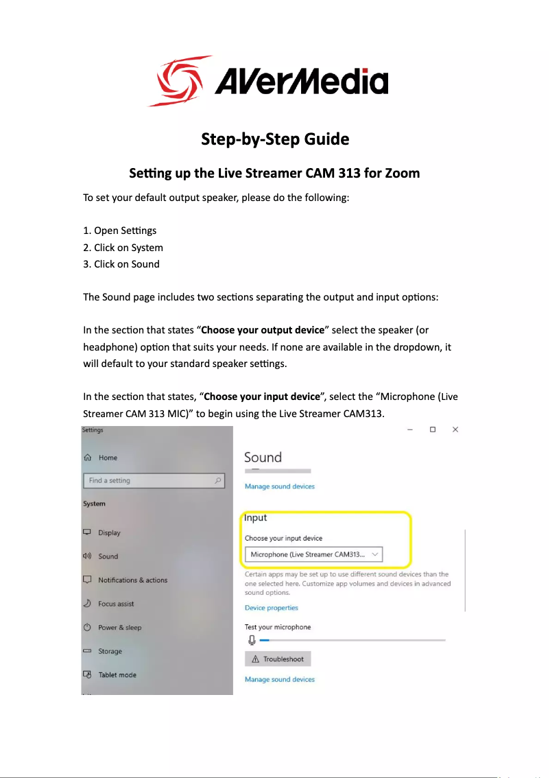 Image de la première page du manuel de l'appareil Live Streamer CAP 4K BU113