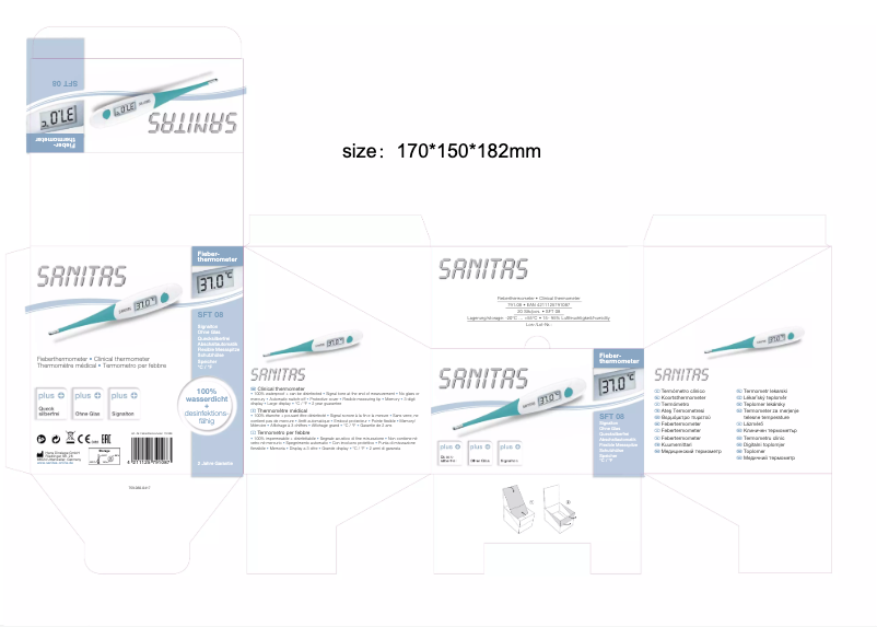 Image de la première page du manuel de l'appareil SFT 08