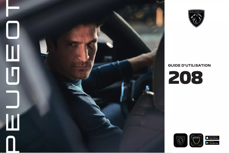 Page 1 de la notice Manuel utilisateur Peugeot 208 (2023)