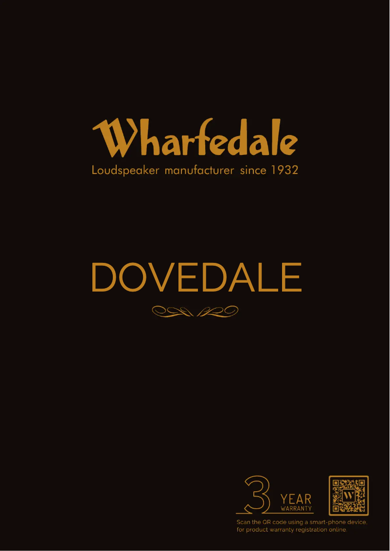 Page 1 de la notice Manuel utilisateur Wharfedale Dovedale