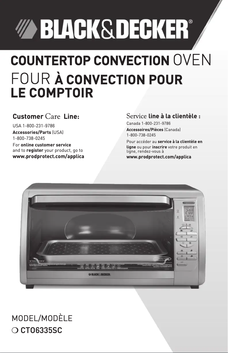 Image de la première page du manuel de l'appareil CTO6335SC
