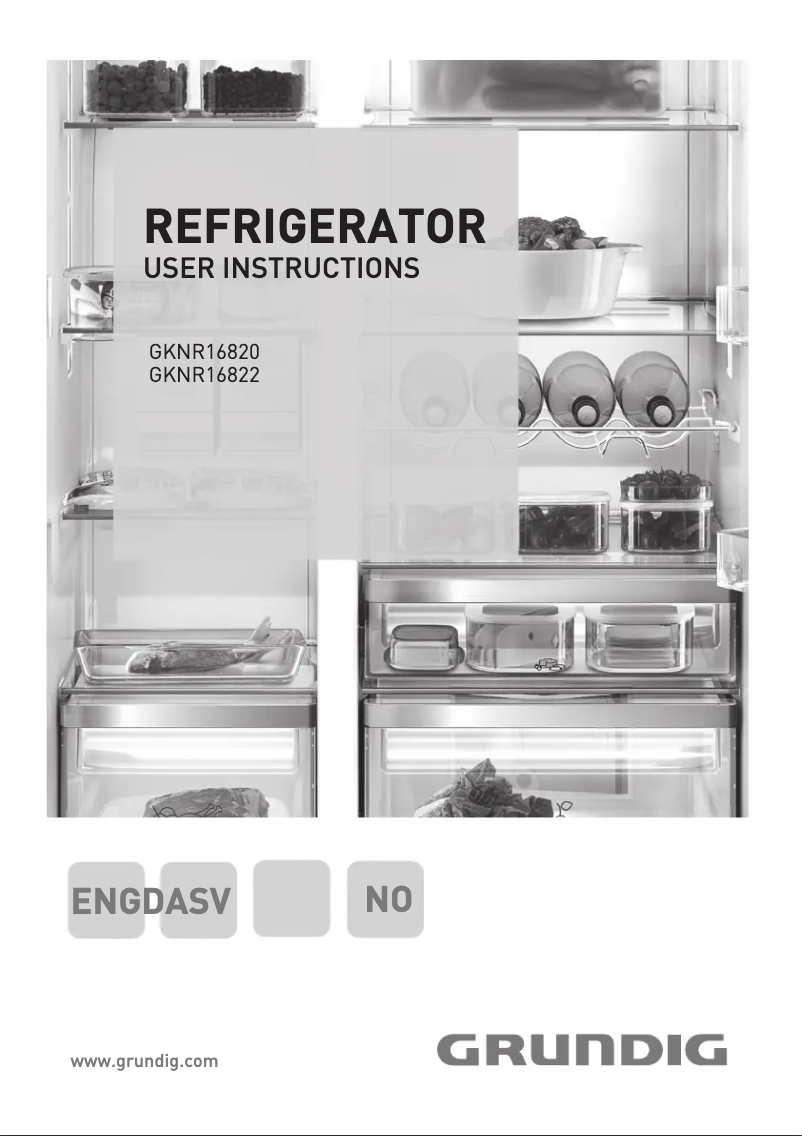 Page n°1 - Manuel utilisateur Grundig GKNR 16822