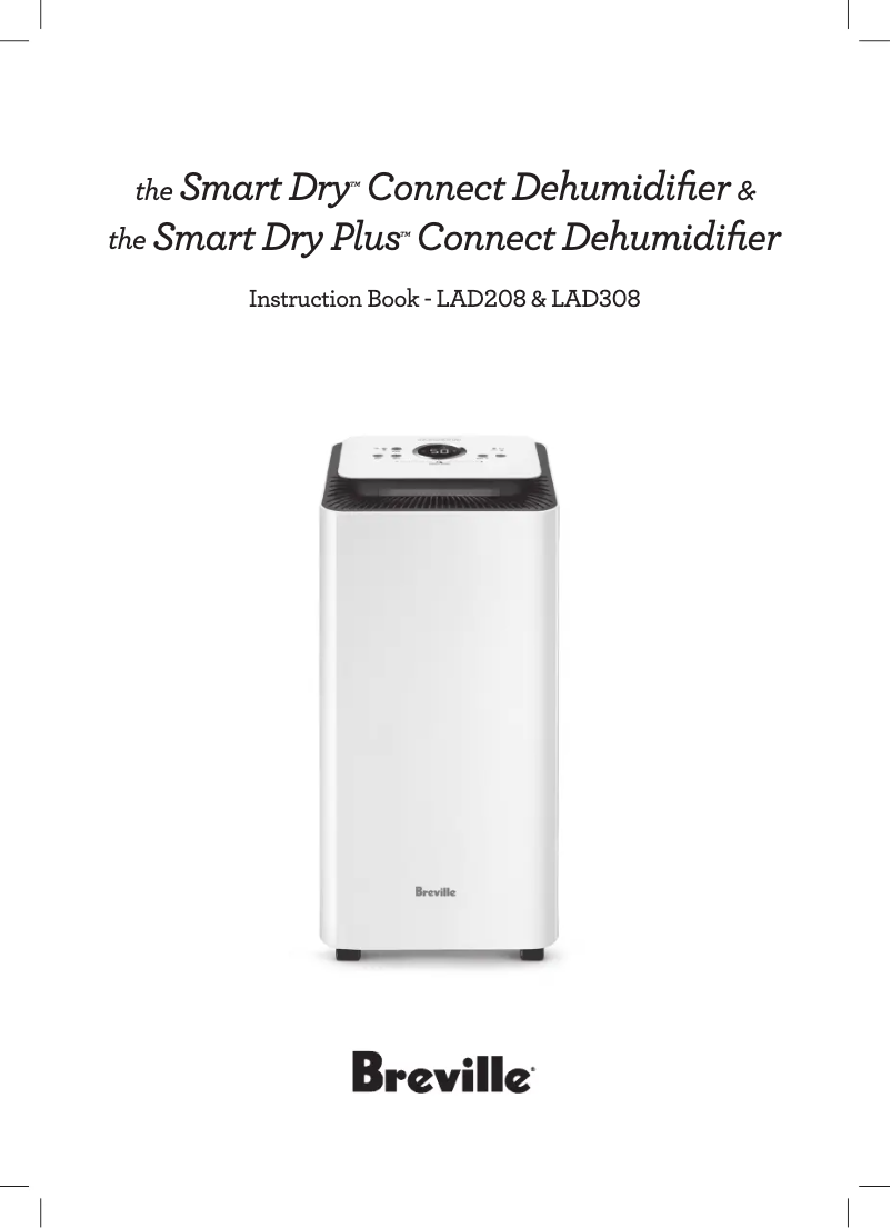 Imagen de la primera página del manual del dispositivo The Smart Dry Connect Dehumidifier LAD208