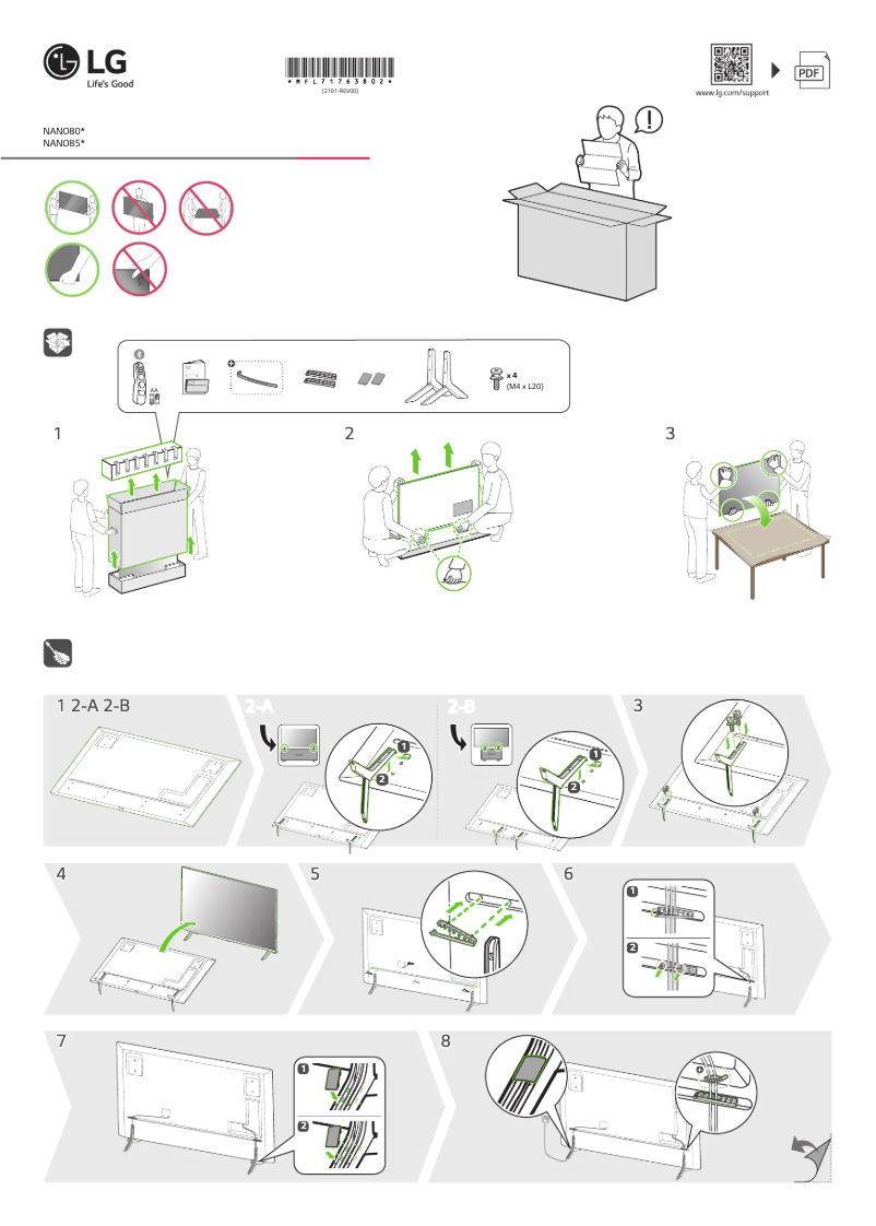 Página 1 del manual Manual de usuario LG 75NANO856PA
