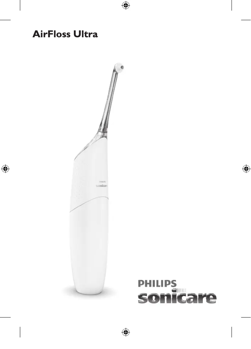 Page 1 de la notice Manuel utilisateur Philips Sonicare AirFloss Ultra HX8438