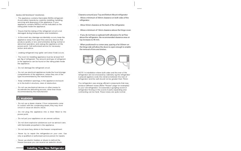 Page 1 de la notice Guide d'installation Electrolux ETB3400H-A