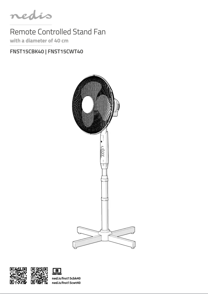 Página 1 del manual Manual de usuario Nedis FNST15CBK40