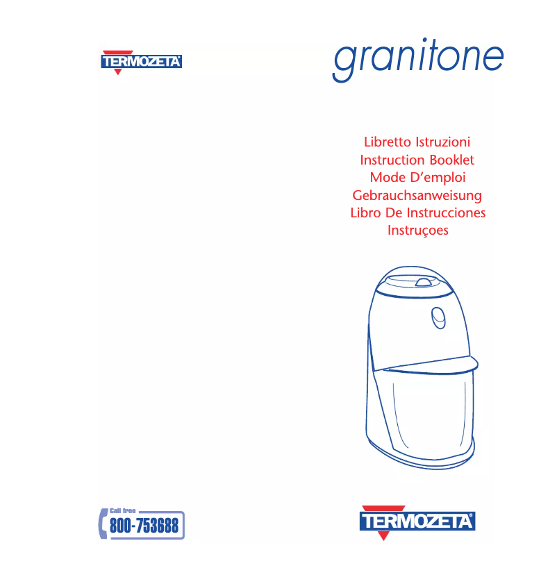 Página 1 del manual Manual de usuario Termozeta Granitone