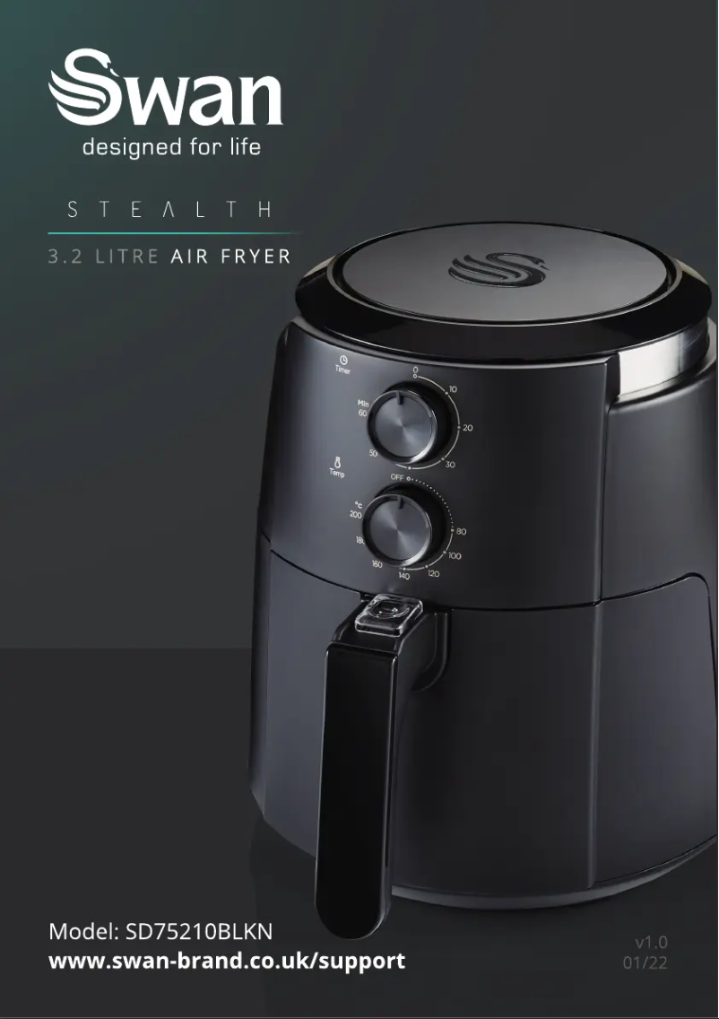 Page 1 de la notice Manuel utilisateur Swan SD75210BLKN