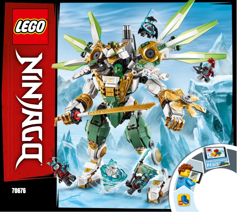 Page 1 de la notice Manuel utilisateur Lego Ninjago 70676