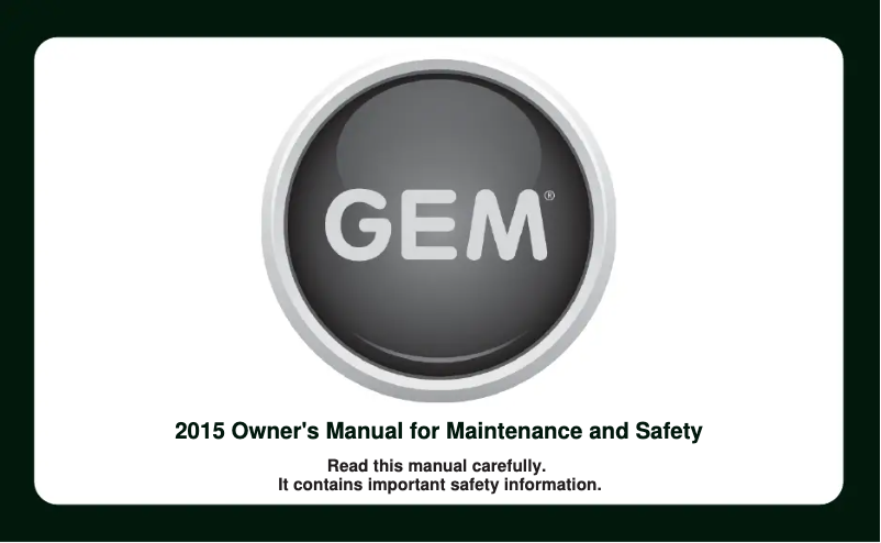 Página 1 del manual Manual de usuario Polaris Breeze SL (2015)