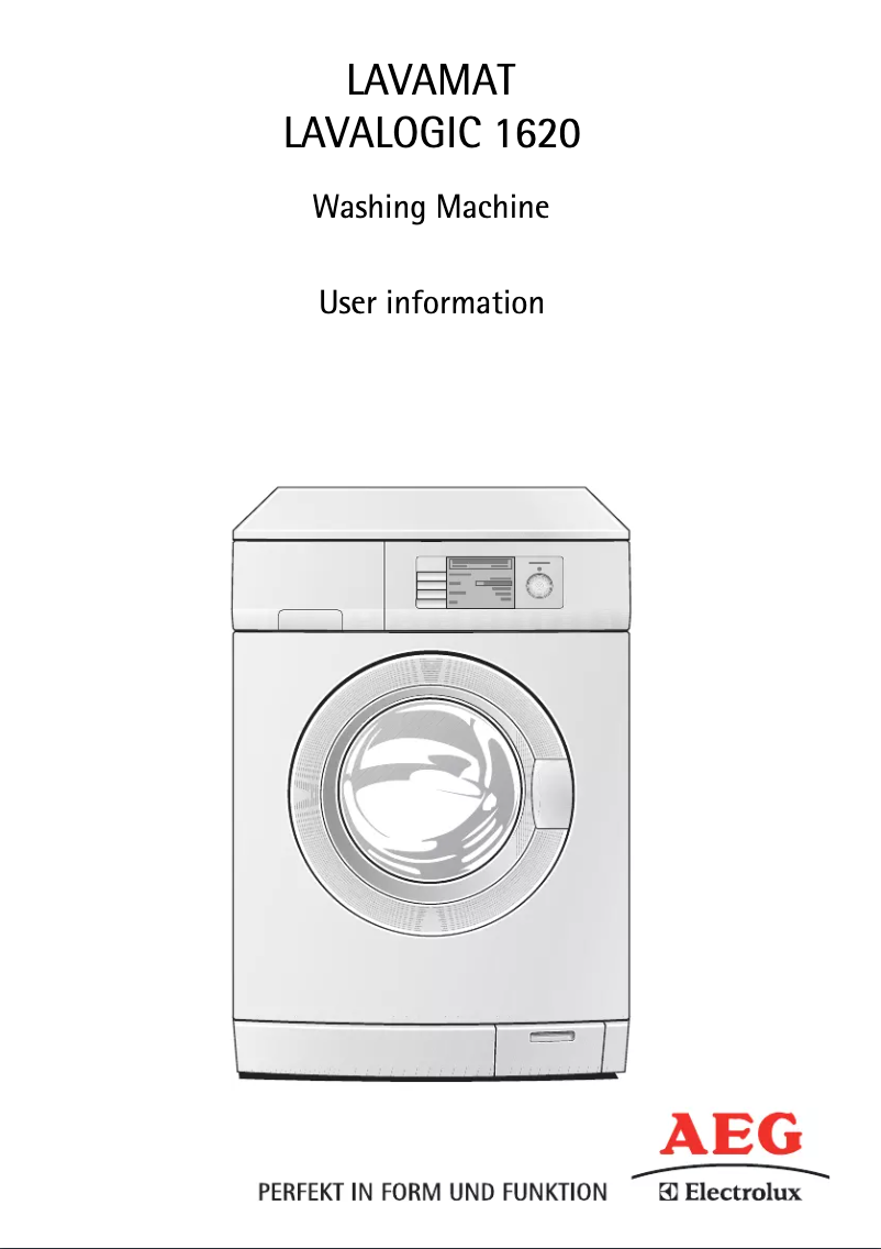 Image de la première page du manuel de l'appareil LL 1620