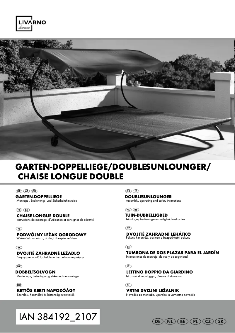 Page 1 de la notice Manuel utilisateur Livarno Lux HG04786