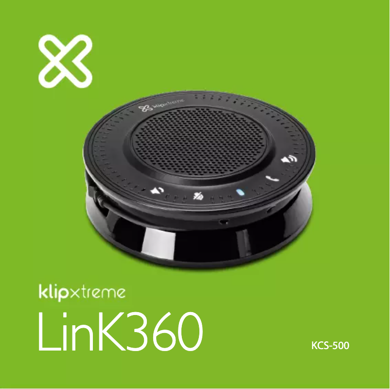 Página 1 del manual Manual de usuario Klip Xtreme Link 360 KCS-500