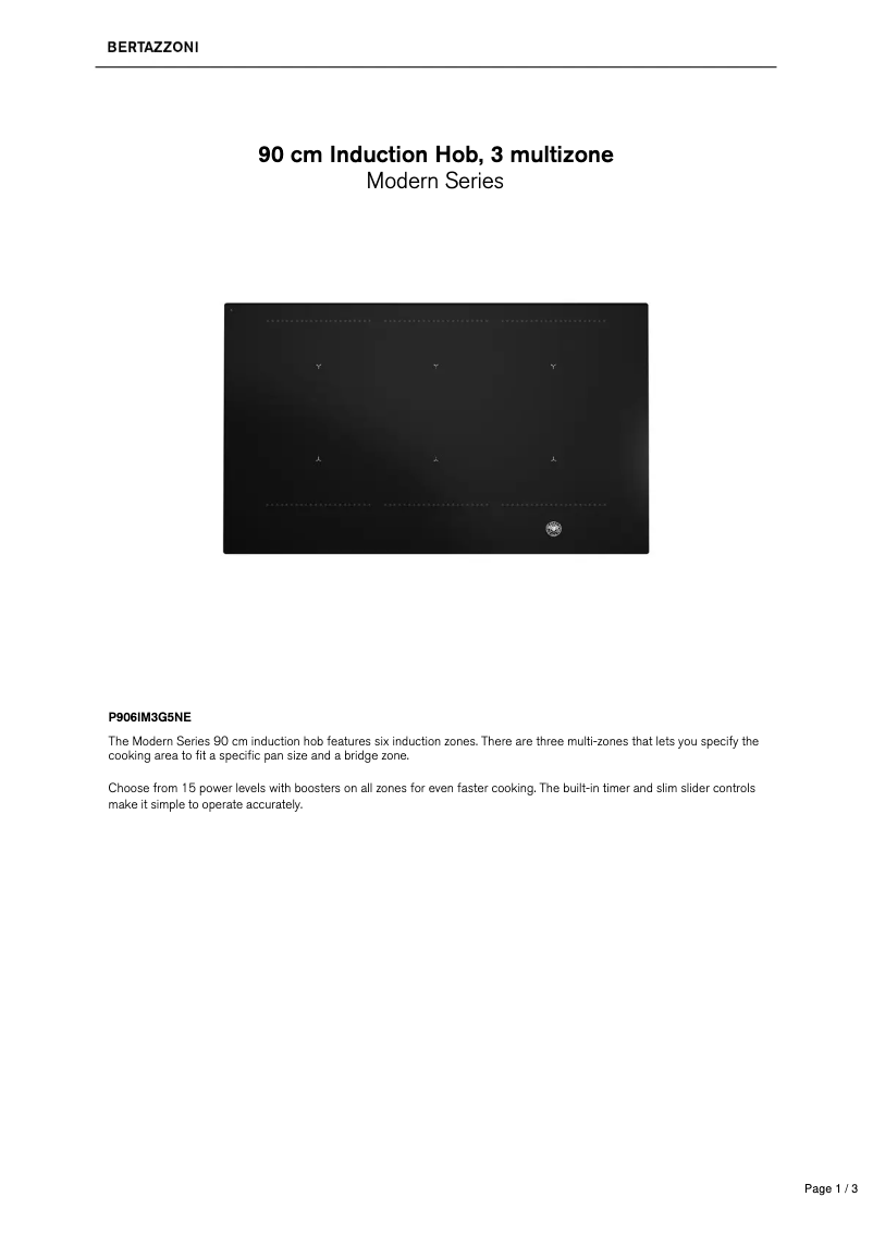 Image de la première page du manuel de l'appareil P906IM3G5NE