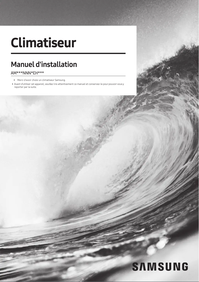 Image de la première page du manuel de l'appareil AM028NNNDEH