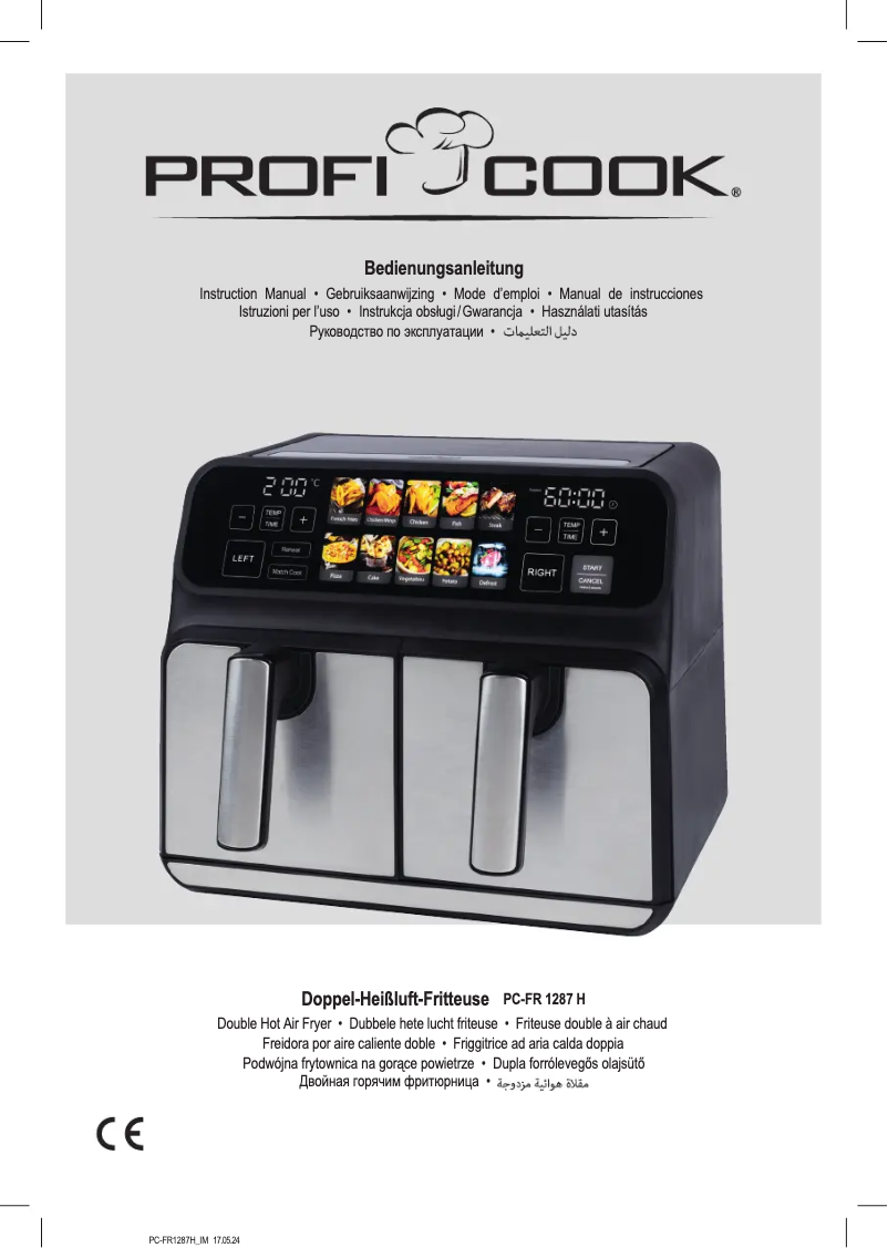 Image de la première page du manuel de l'appareil PC-FR 1287 H