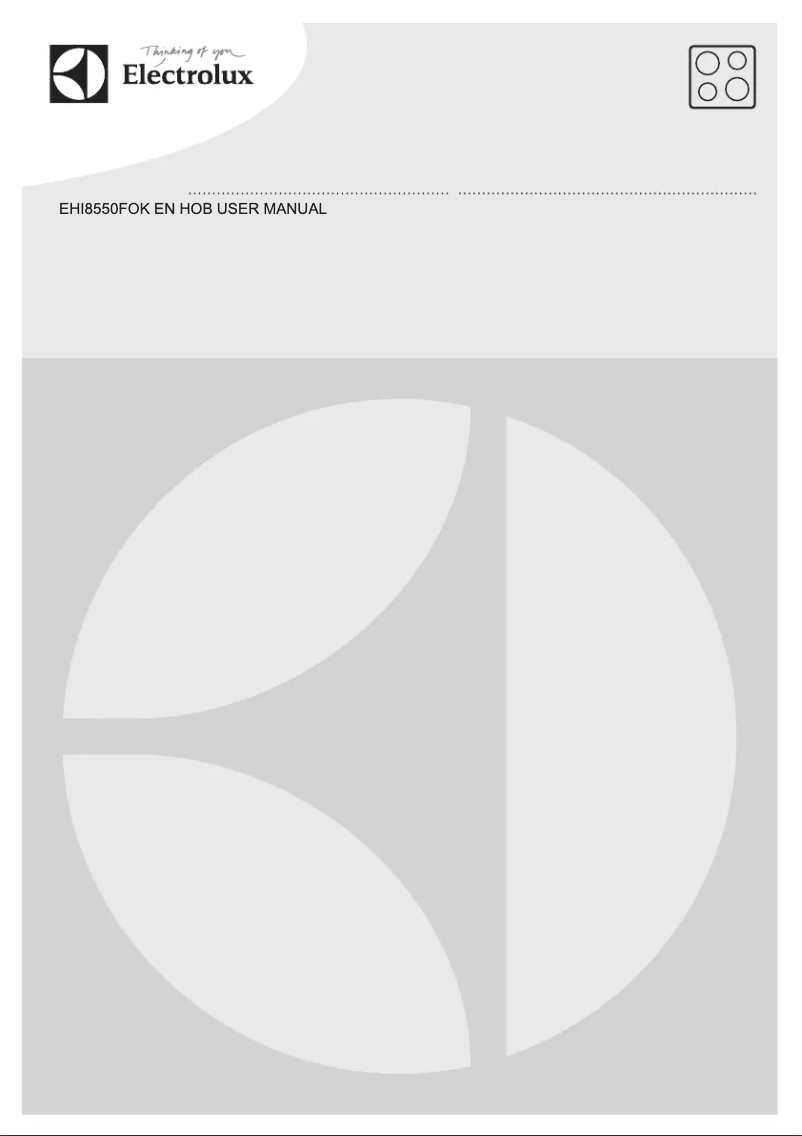 Page n°1 - Manuel utilisateur Electrolux EHI8550FOK