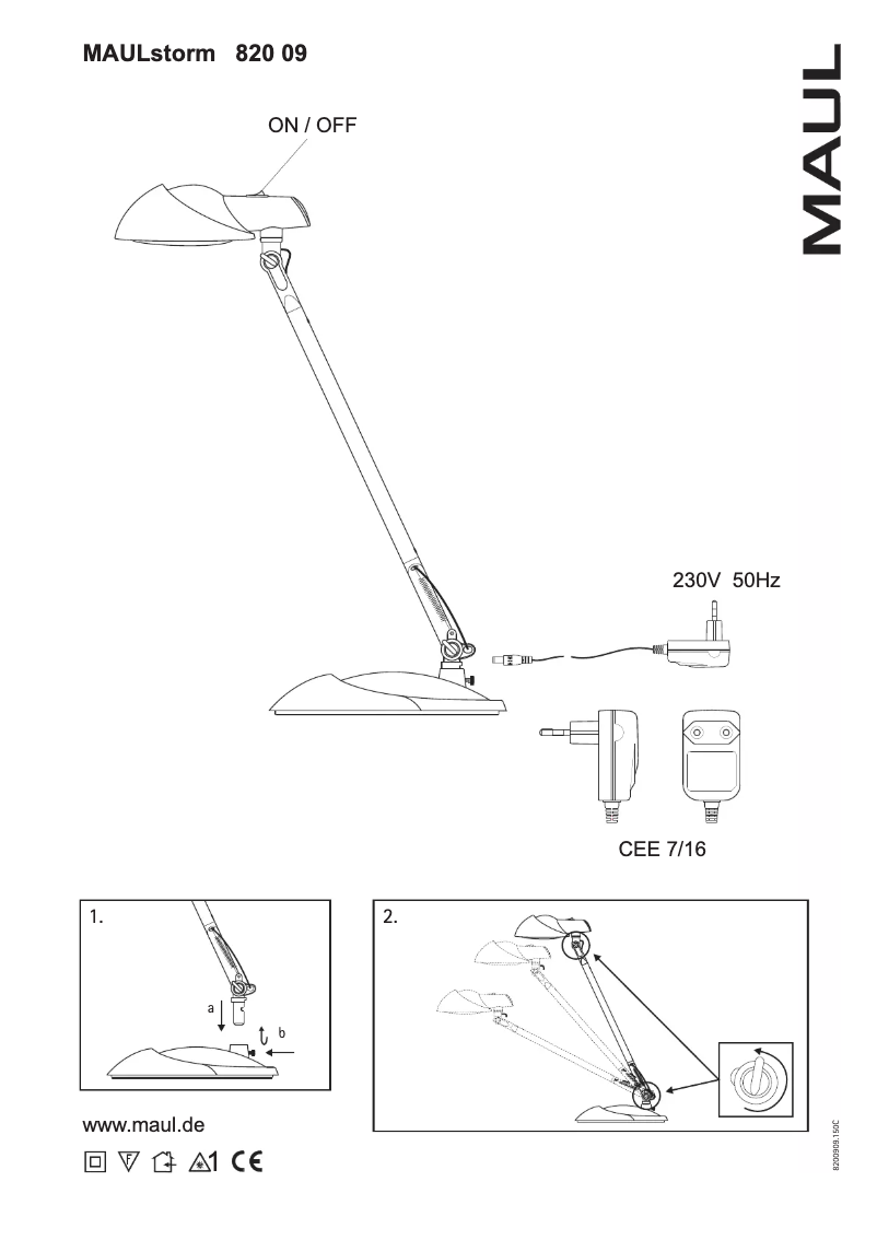 First page image of the manual for Storm