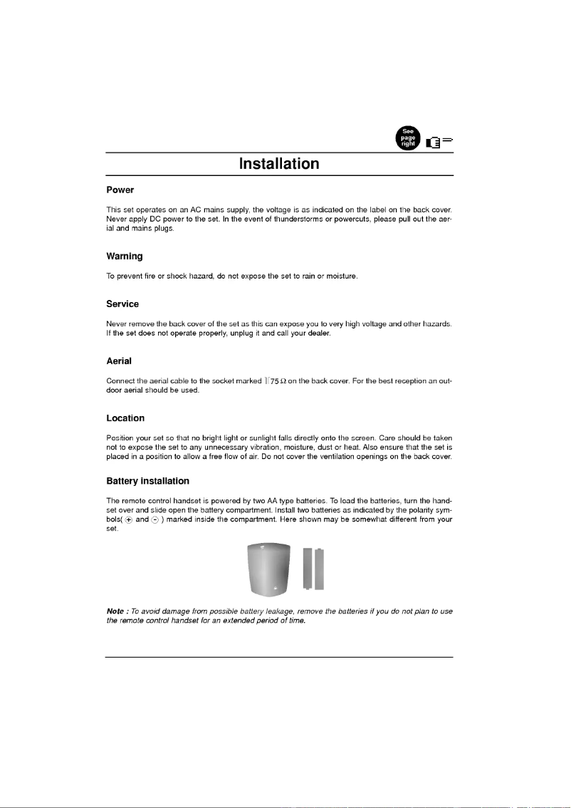 Page 1 of the manual User Manual LG CF-21F60