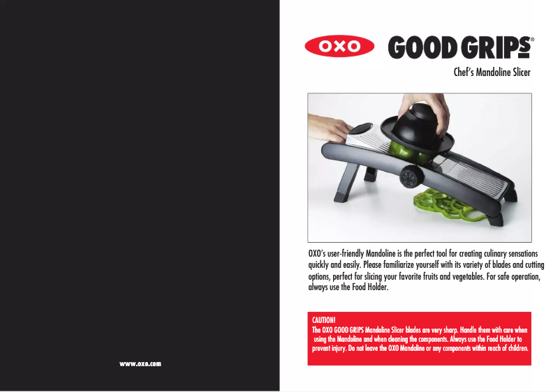 Page n°1 - Manuel utilisateur OXO Chef's Mandoline Slicer