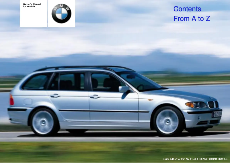 Página 1 del manual Manual de usuario BMW 325xi Touring (2002)