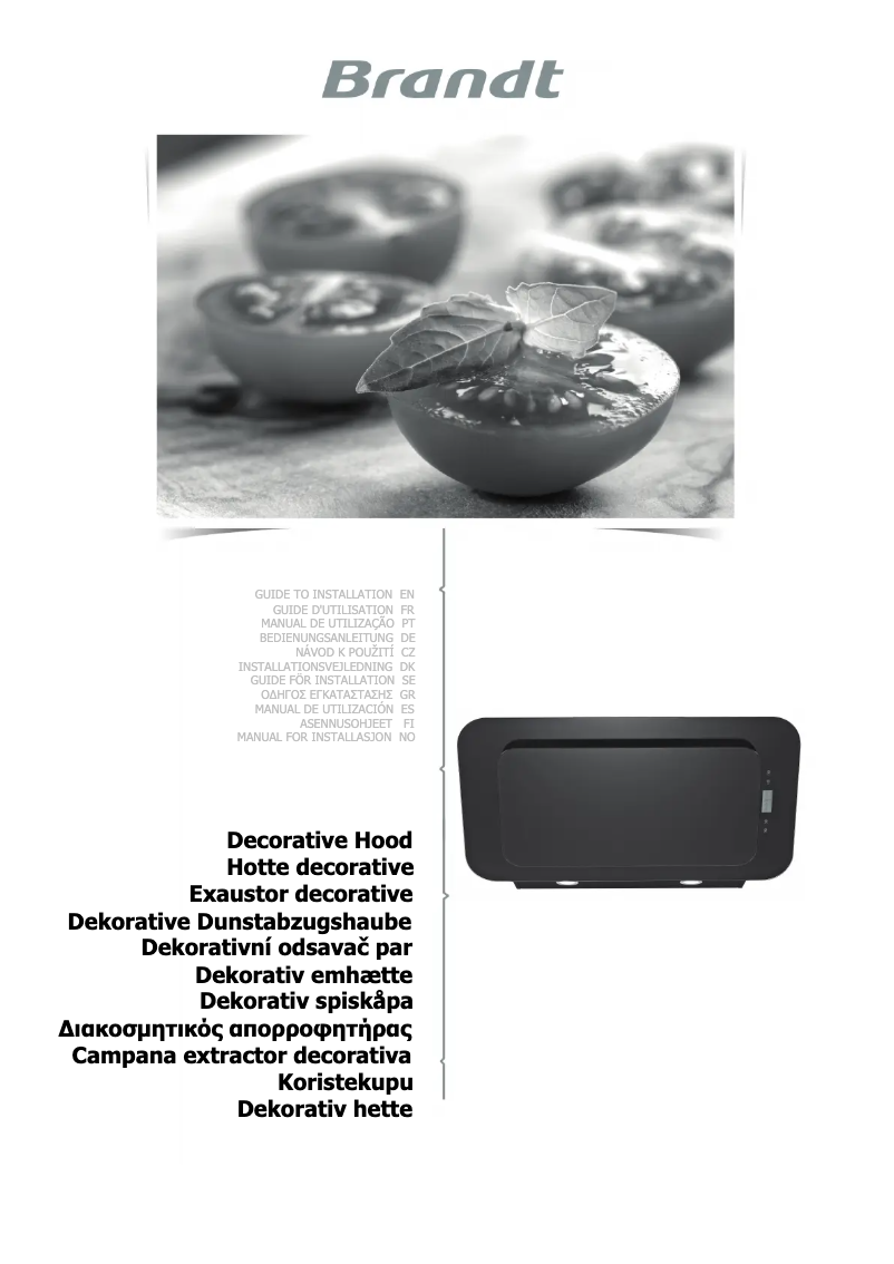 Page 1 de la notice Manuel utilisateur Brandt BHV6961B