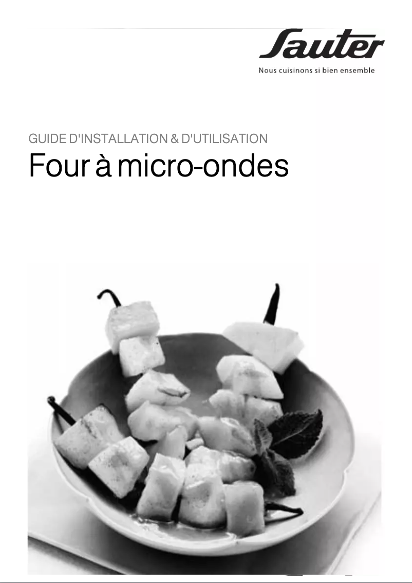 Image de la première page du manuel de l'appareil SME975WW