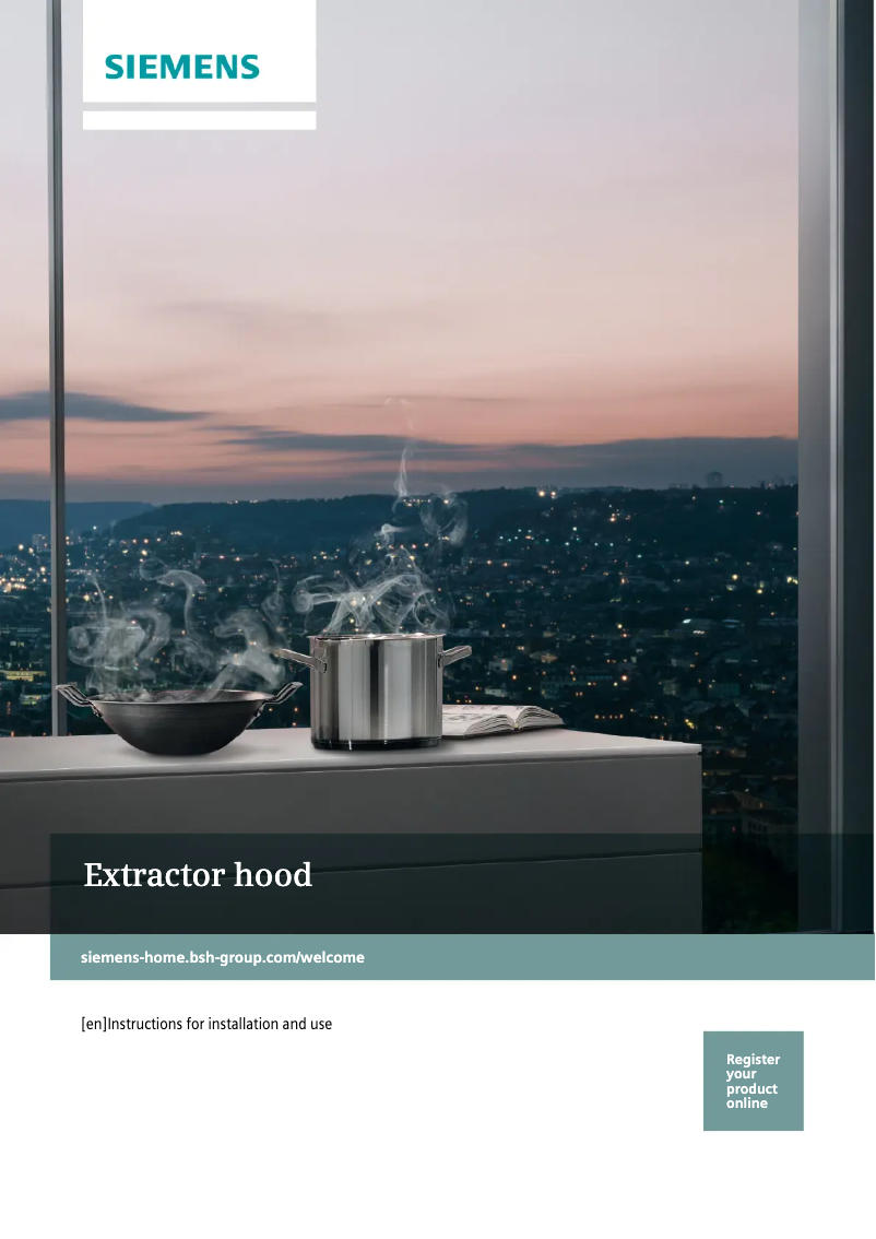 Página 1 del manual Guía de instalación Siemens LC64PBC50B