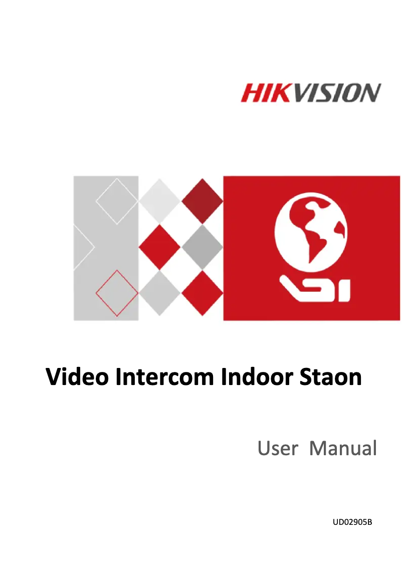 Página 1 del manual Manual de usuario Hikvision DS-KH8301-WT