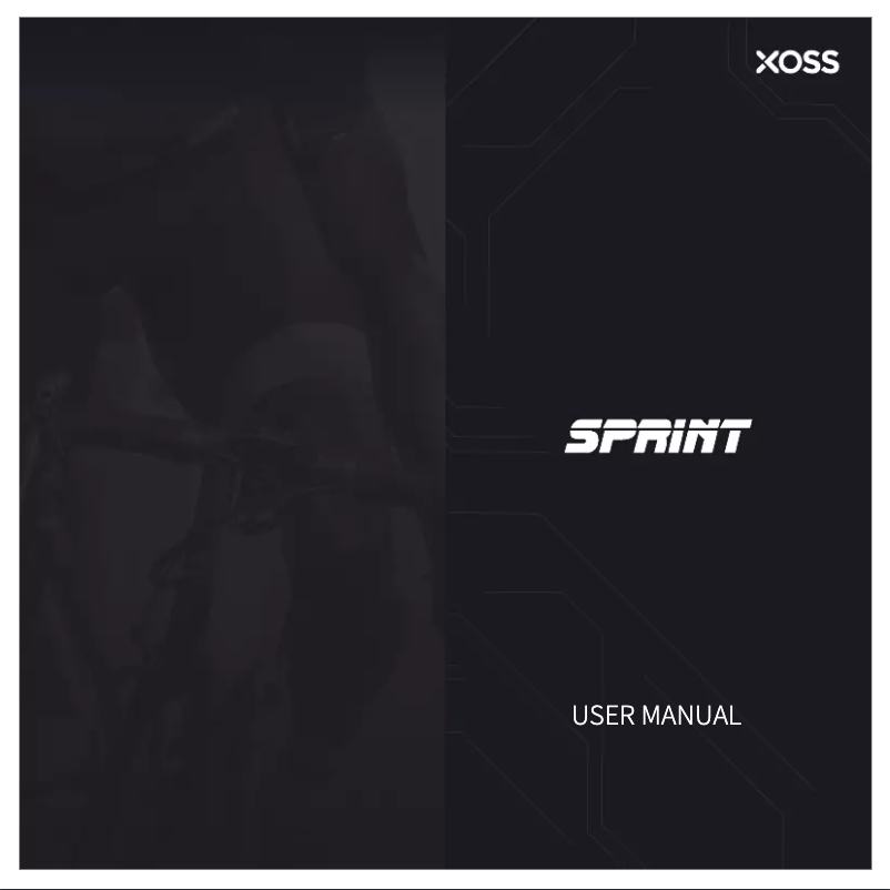 Page 1 de la notice Manuel utilisateur Xoss Sprint