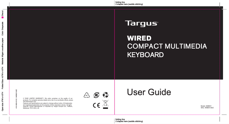 Image de la première page du manuel de l'appareil AKB631