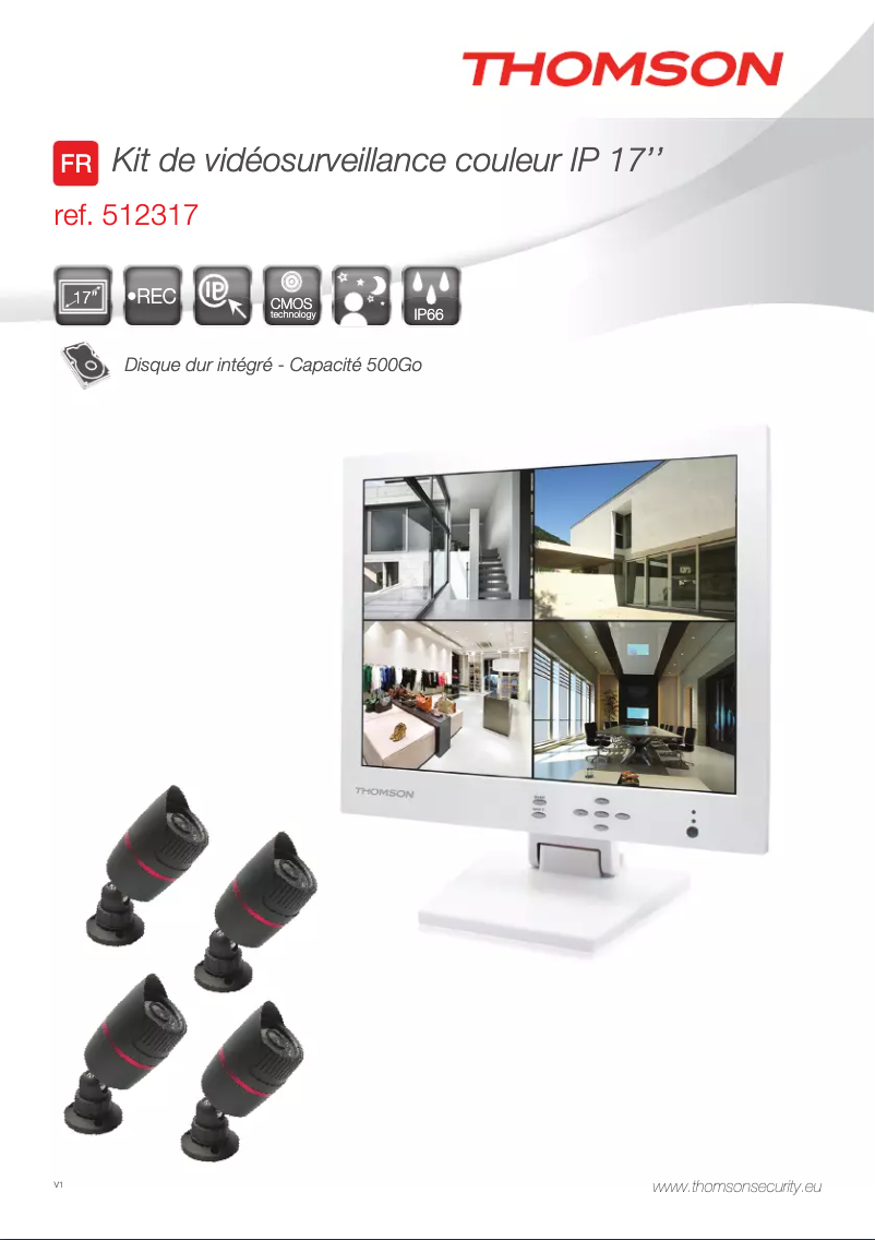 Page n°1 - Manuel utilisateur Thomson 512317