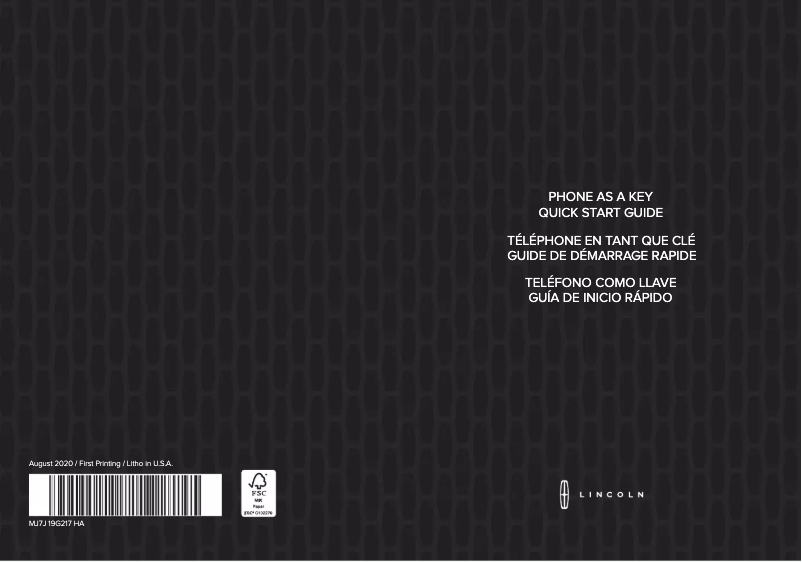 Image de la première page du manuel de l'appareil Aviator (2021)