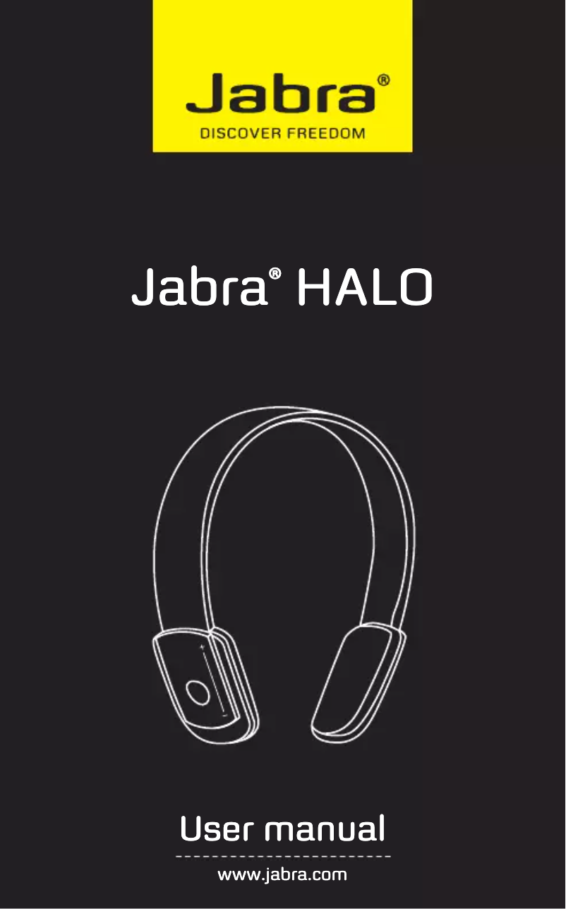 Image de la première page du manuel de l'appareil Halo