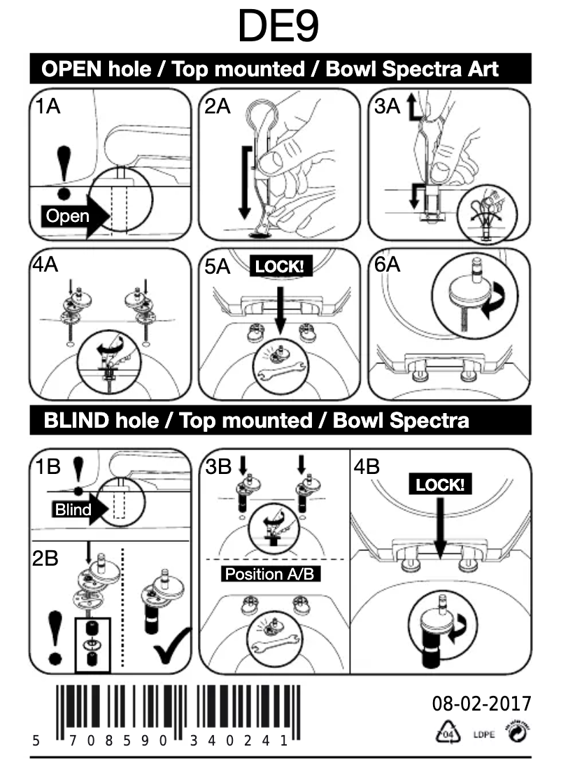 Página 1 del manual Manual de usuario Pressalit Connexion