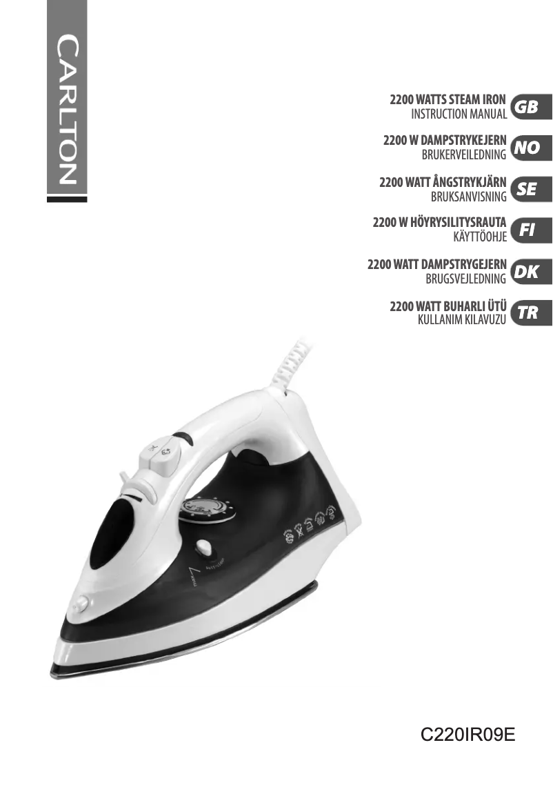 Page n°1 - Manuel utilisateur Carlton C220IR09E