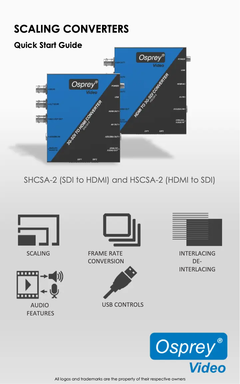 Image de la première page du manuel de l'appareil SHCSA-2