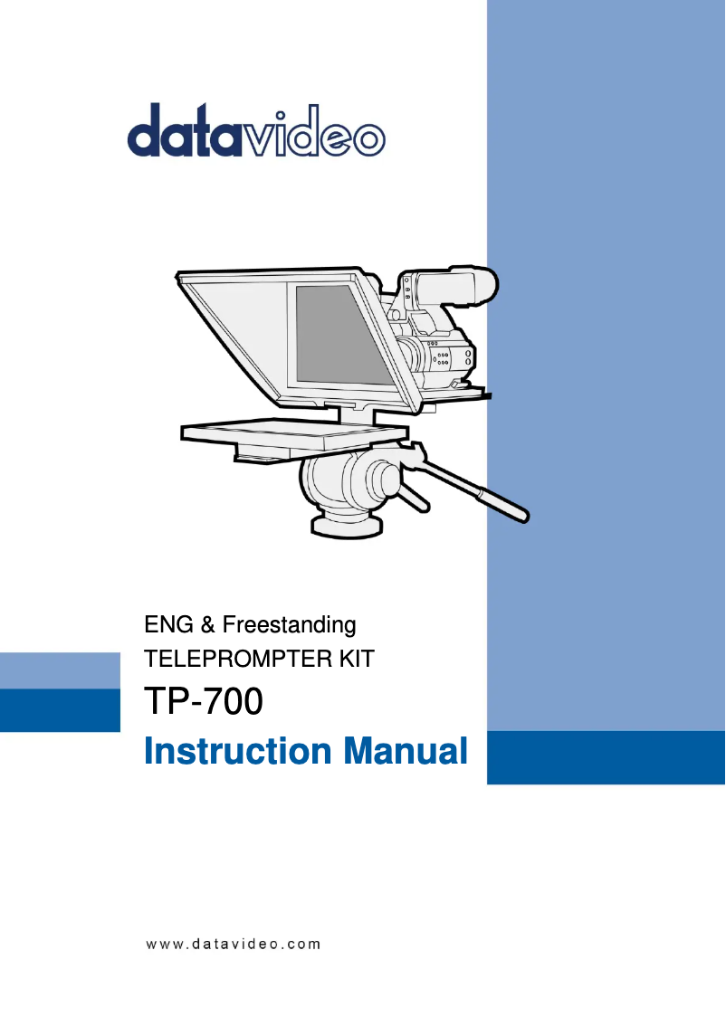 Page 1 de la notice Manuel utilisateur DataVideo TTL-100