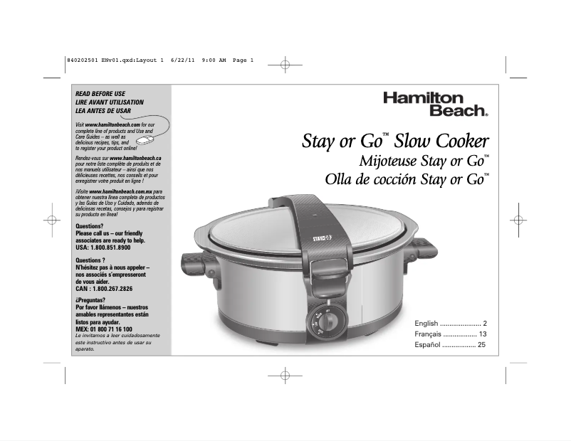 Image de la première page du manuel de l'appareil 33249