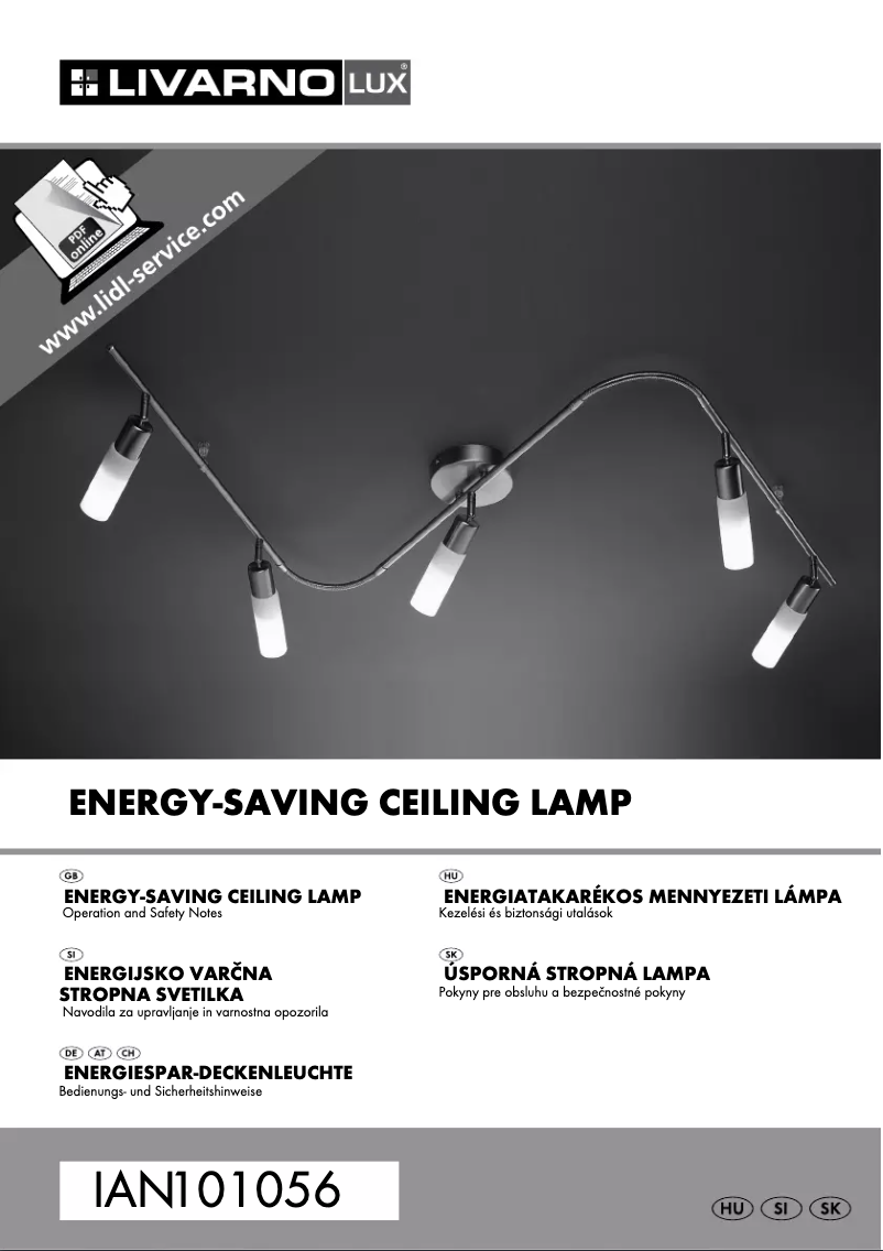 Image de la première page du manuel de l'appareil IAN 101056