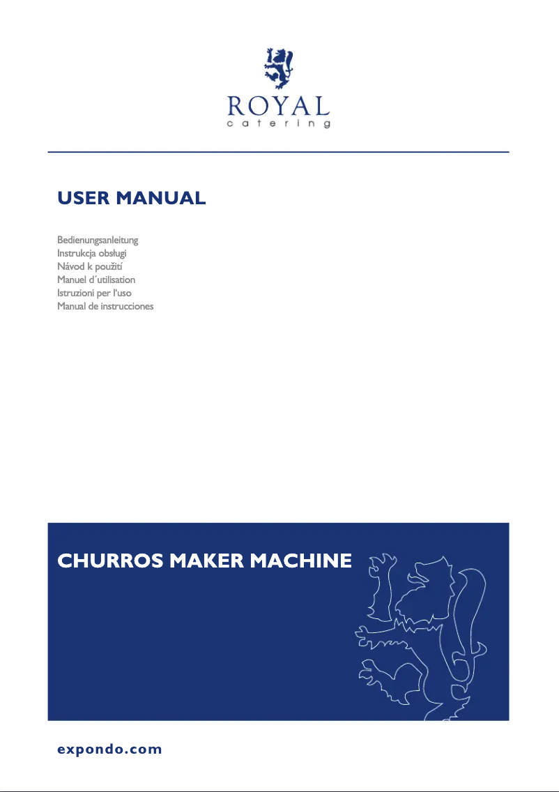 Página 1 del manual Manual de usuario Royal Catering RC-CMM285